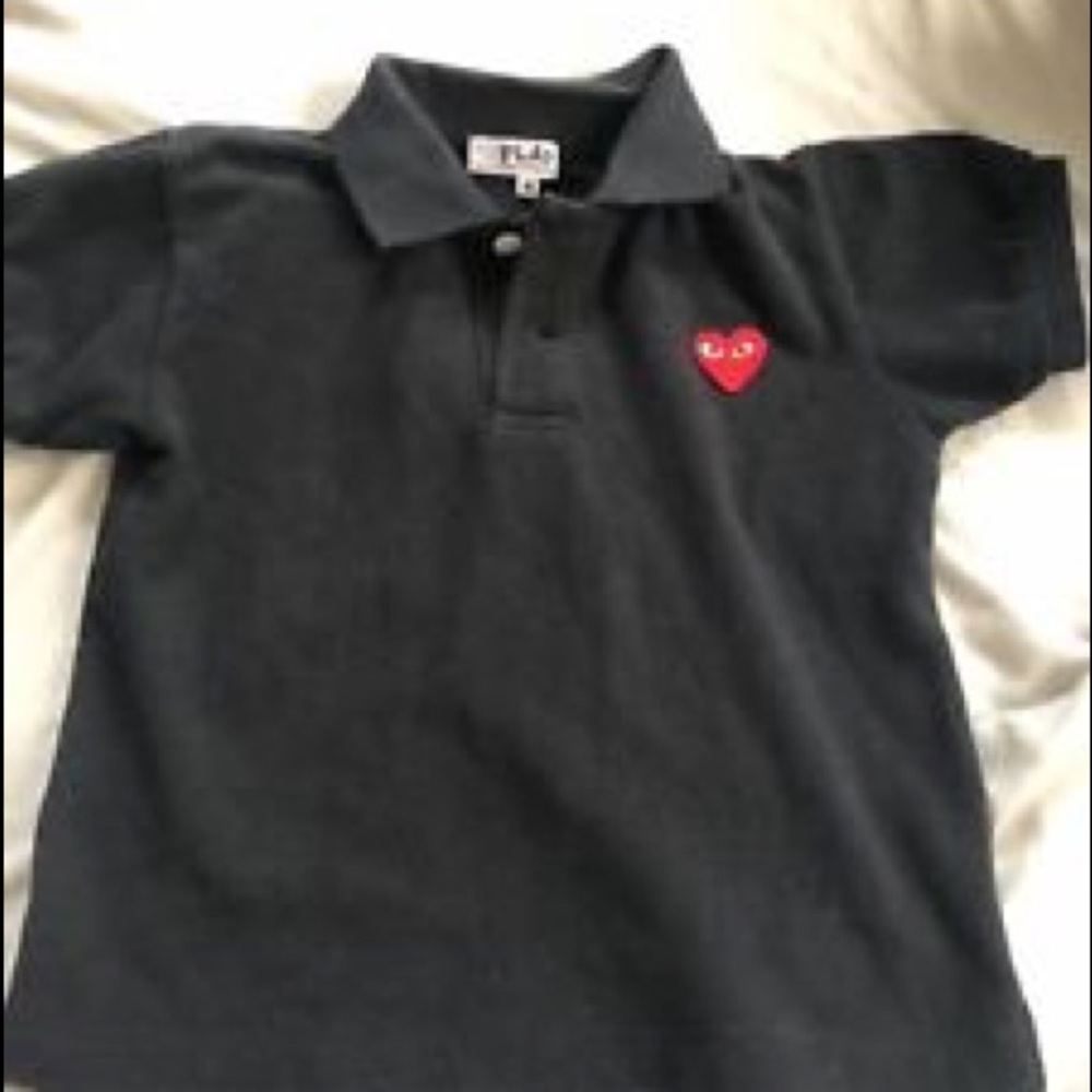 Signature Comme des garçon polo shirt